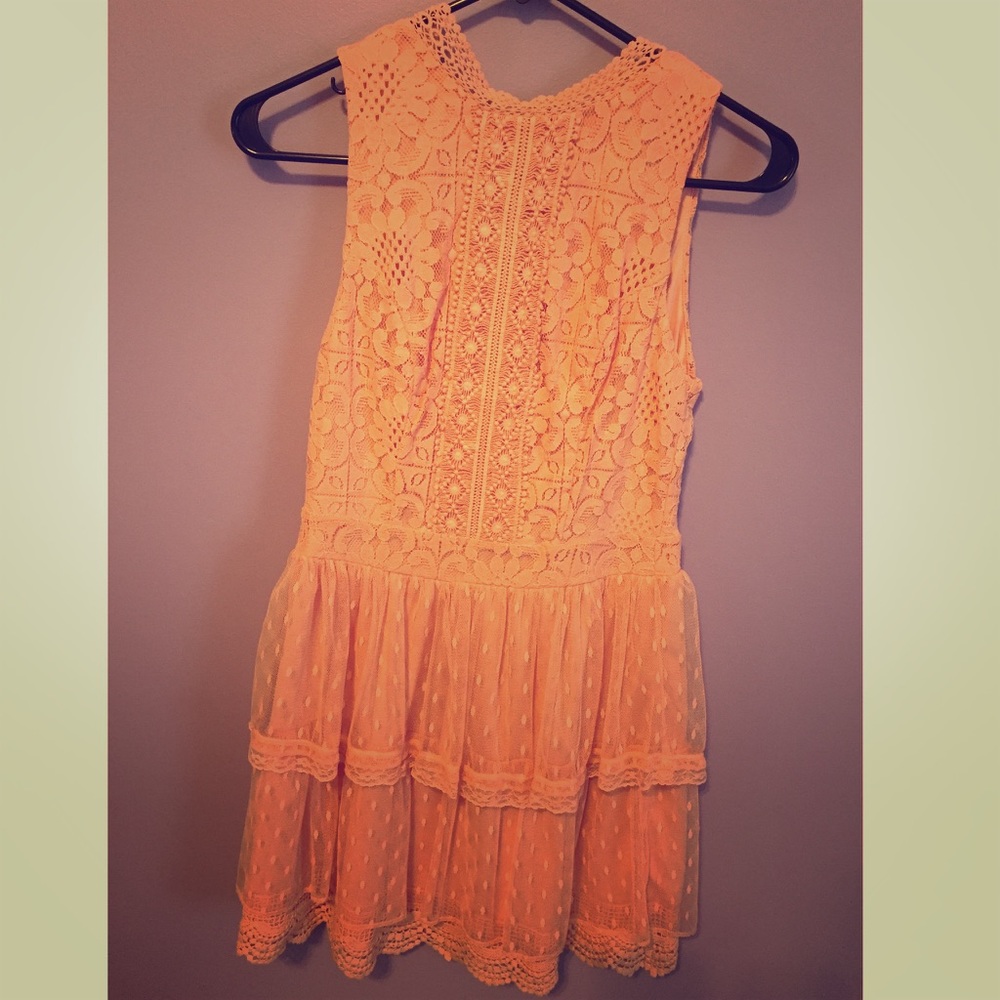 Peach Dress